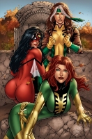 Jean Grey, Spider-Woman & Rogue