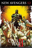 NEW AVENGERS #12 Black Panther 50th Anniversary Variant Cover by DENYS COWAN