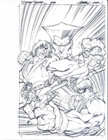 Street Fighter Cover Pencils