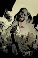 King Kong vs Hellboy by Mike Mignola