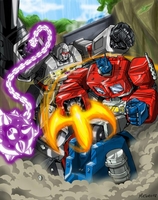 Optimus Prime vs Megatron
