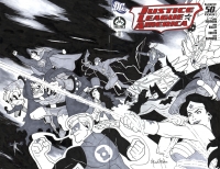 JLA #50 cover by Ben Bates
